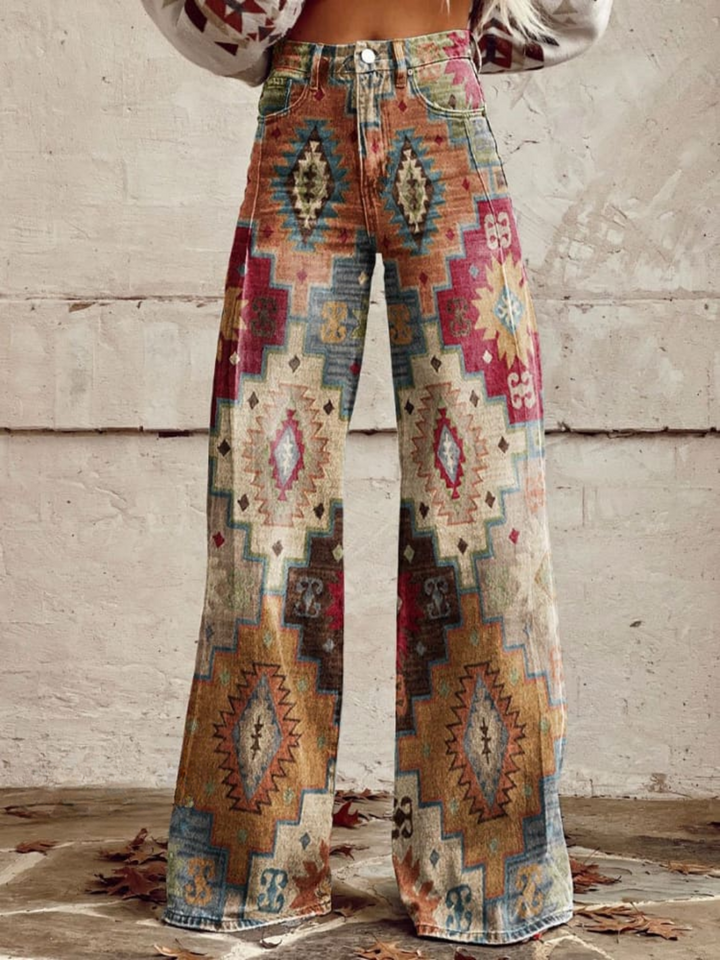 ELVIRA VINTAGE WIDE LEG PANTS