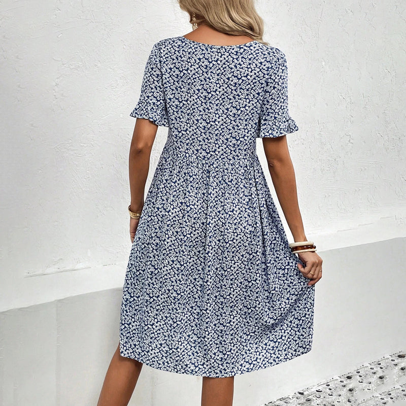 FRIEDA CASUAL FLORAL DRESS