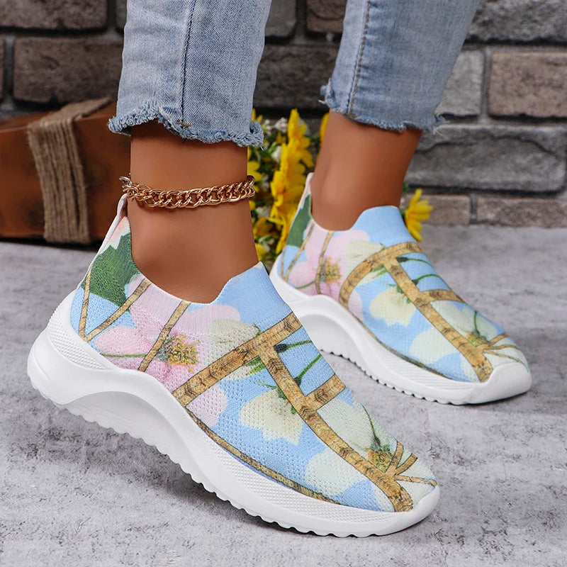 FRANZISKA FLOWER ORTHOPEDIC SNEAKERS