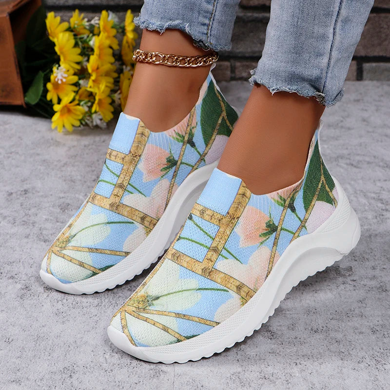 FRANZISKA FLOWER ORTHOPEDIC SNEAKERS