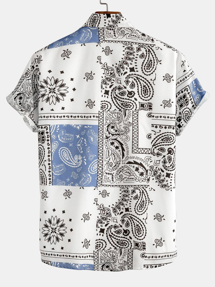 ANDRÉS PAISLEY PRINT BUTTON UP SHIRT