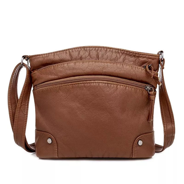 AGNETHE LEATHER CROSSBODY BAG