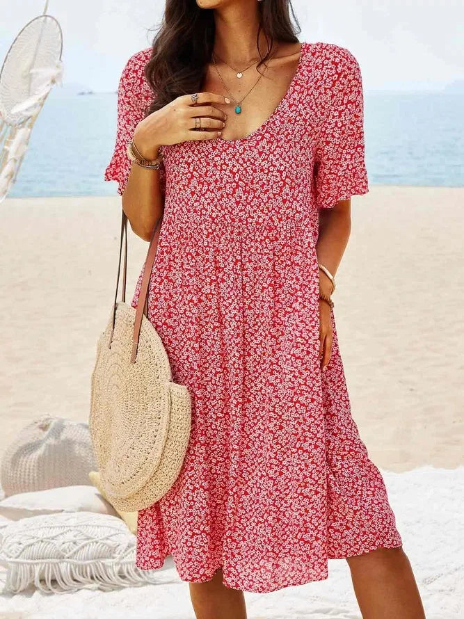 FRIEDA CASUAL FLORAL DRESS