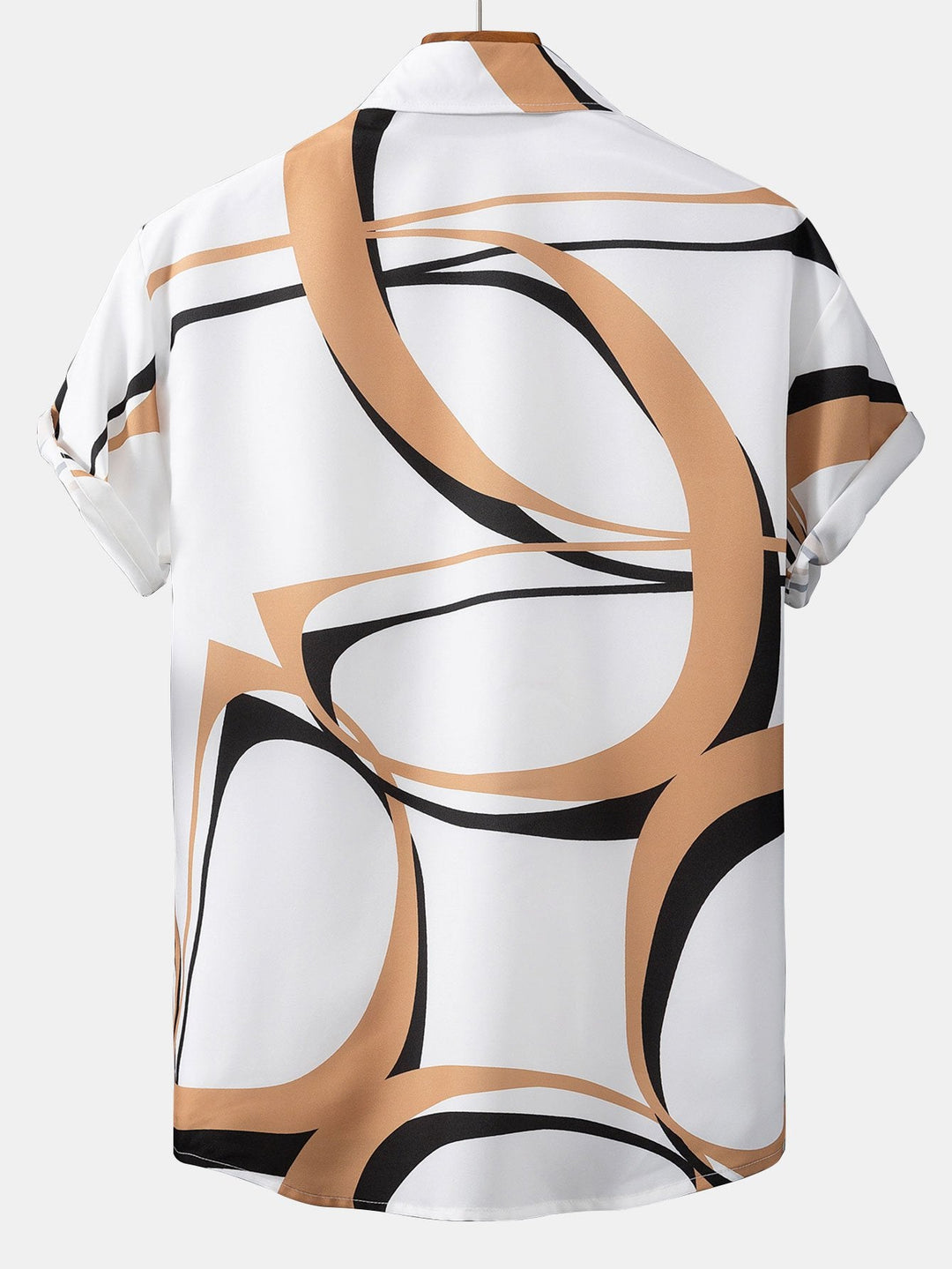 FERNANDO ABSTRACT PRINT BUTTON UP SHIRT