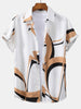 FERNANDO ABSTRACT PRINT BUTTON UP SHIRT